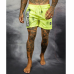 SHORT DE BAIN PEINTURE JAUNE