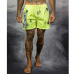 SHORT DE BAIN PEINTURE JAUNE