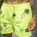 SHORT DE BAIN PEINTURE JAUNE