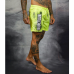 SHORT DE BAIN PEINTURE JAUNE