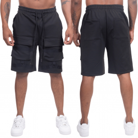 Short homme Noir Uniplay