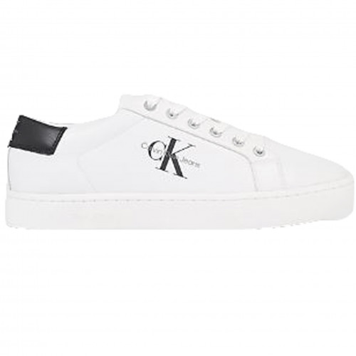 Basket homme Calvin klein en cuir blanche YM0Y00491