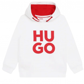 Sweat junior Hugo blanc