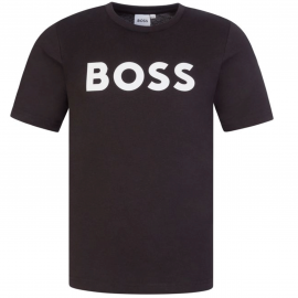 Tee shirt Junior Boss noir J25P24/09B