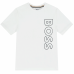 Tee shirt junior blanc Boss J25066/10P