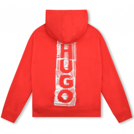 Sweat junior Hugo rouge