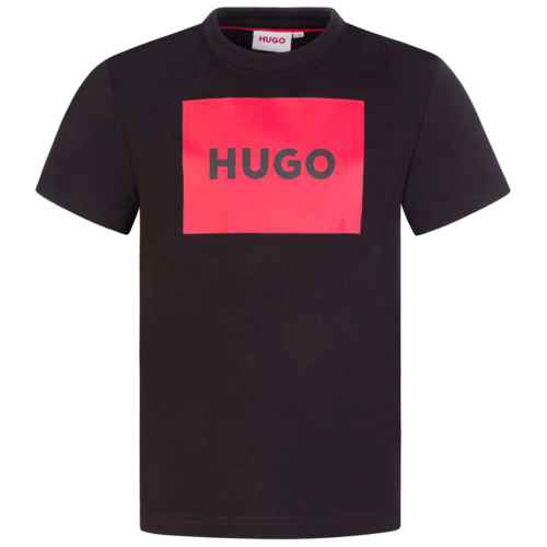 Tee shirt junior Hugo noir G25132/09B