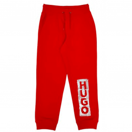 Bas de jogging Hugo junior rouge