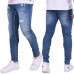 JEAN H TP21007 LB BLEU