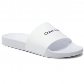 Claquettes homme Calvin Klein Blanche