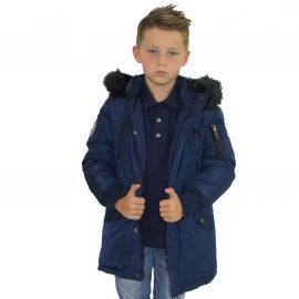 Parka junior Sharkson bleu