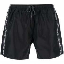 Short de bain homme Noir