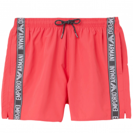 Short de bain homme rose