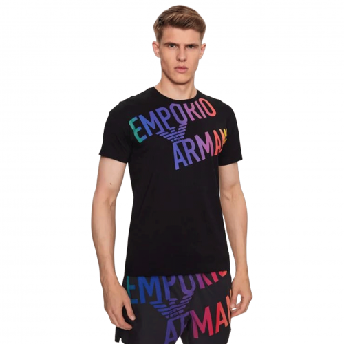 Tee Shirt homme Emporio Armani noir 211818 3R476 22121