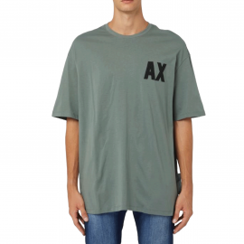 Tee Shirt homme kaki Armani exchange 6RZTNAZJ9JZ