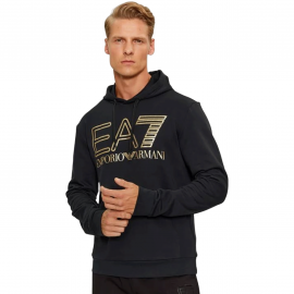 Sweat homme EA7 Armani noir/or 6RPM09PJSHZ