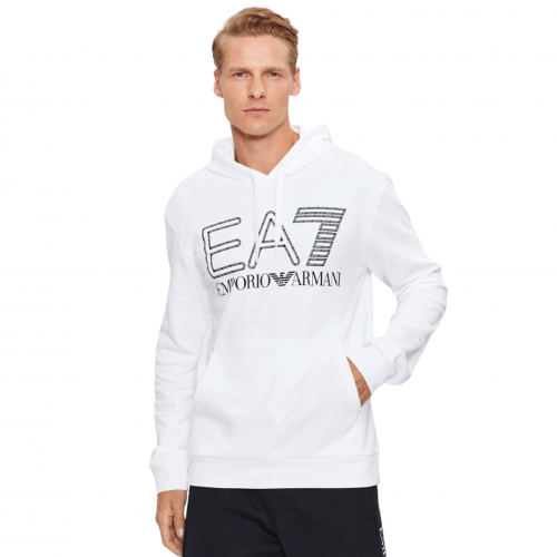 Sweat homme EA7 Armani blanc 6RPM09PJSHZ