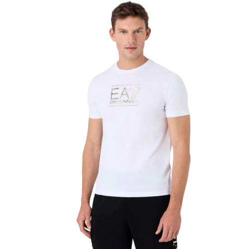 Tee shirt homme Ea7 Emporio Armani blanc 6RPT19PJM9Z