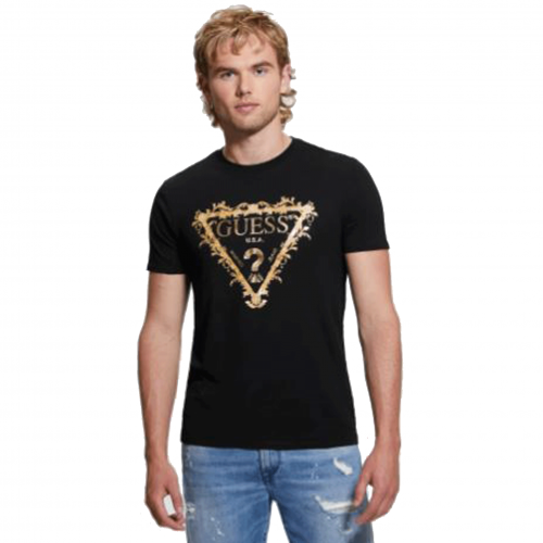 T shirt 2024 guess noir homme