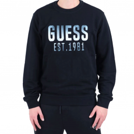 Sweat homme Guess noir M4RQ08KBK32 JBLK