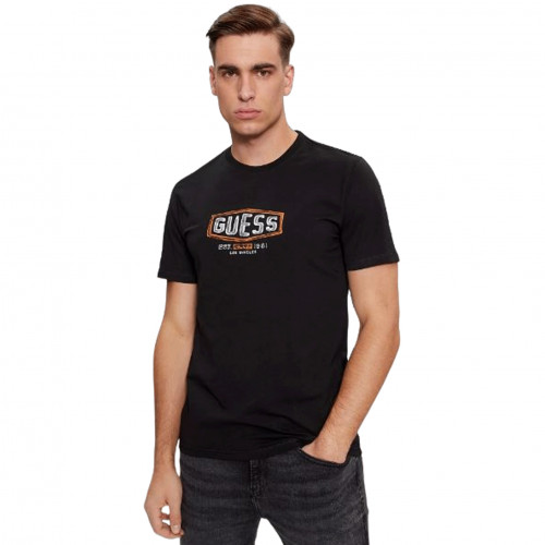 Tee shirt homme Noir Guess M4RI3351314-JBLK