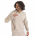 Sweat homme emporio armani 8NPM18PJ05Z beige et or