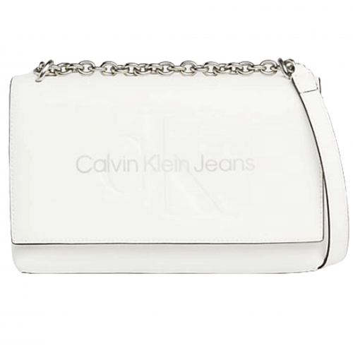 Sac à main femme Calvin klein blanc K60K611866 OLI