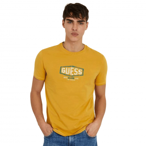 Tee shirt Guess Homme Moutarde M4RI331314 G285