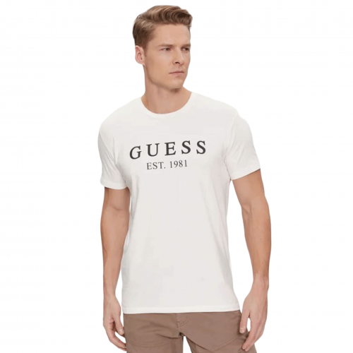 Tee shirt homme Guess beige U4RI22K6YW0-G018