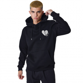 Sweat homme Coeur brisé PXP noir 2322045-BKGG