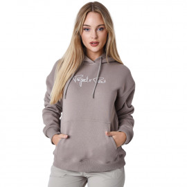 Sweat Project X femme taupe signature TPOW