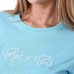Tee shirt femme Project x paris F221121 LB2 BLEU