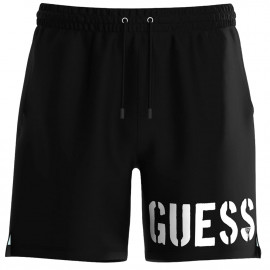 Short de bain homme Guess noir F4GT28WG292-JBLK