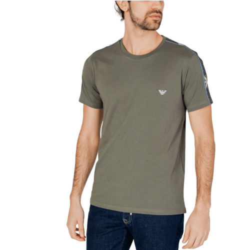 tee shirt homme Emporio Armani kaki 211845 4R475 00284