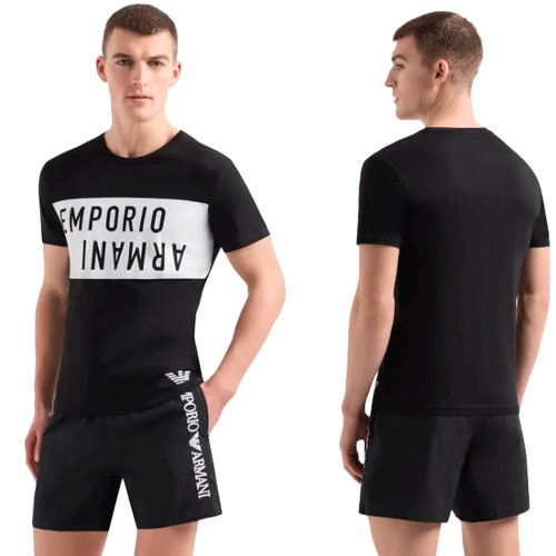 Tee shirt homme emporio Armani noir 211818 4R476 07520