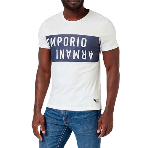 Tee shirt homme emporio Armani blanc 211818 4R476 05810