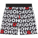 Short de bain junior Hugo G00004 NOIR/ROUGE