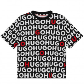 T-shirt junior Hugo Noir