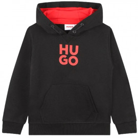 Sweat junior HUgo noir G00022