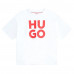 Tee shirt junior Hugo blanc G0008