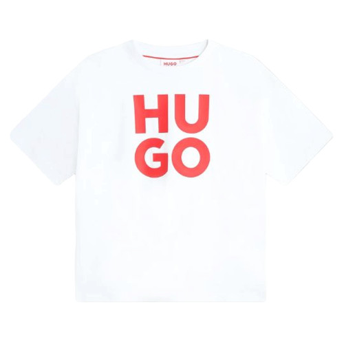 Tee shirt junior Hugo blanc G0008