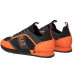 Basket homme EA7 noir et orange X8X027 XK050 T669