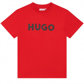 T-shirt Junior Hugo Rouge