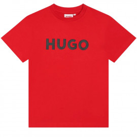 Tee shirt Junior Hugo rouge G0007