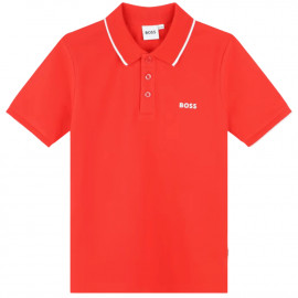 Polo junior Rouge Boss