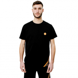 T-shirt homme Chabrand Noir orange