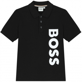 Polo junior Boss Noir