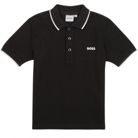 Polo junior Boss Noir