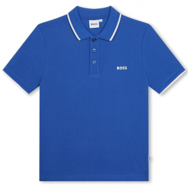 Polo junior Bleu éléctrique Boss