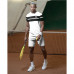 Ensemble short Tee shirt Wimbeldon noir et blanc